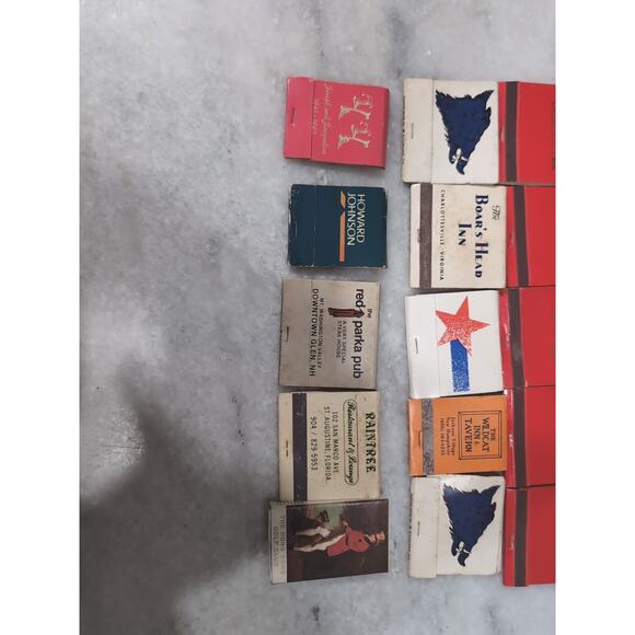 Matchbox Collection Lot of 20+, Matchbook Advertising, Vtg Restaurant, Hotel ... - Picture 2 of 9
